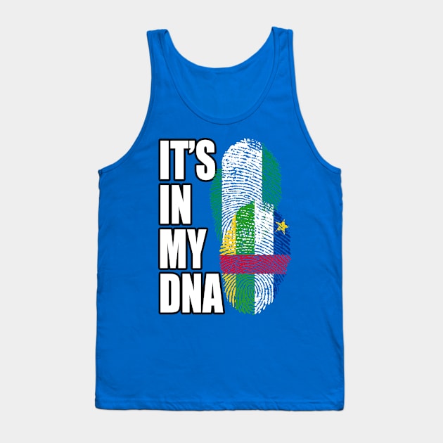 Nigerian And Central African Mix Heritage DNA Flag Tank Top by Just Rep It!!